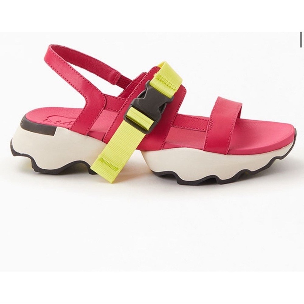 SOREL Kinetic Impact Sling Sandals Cactus Pink 8 NWB - Picture 3 of 3